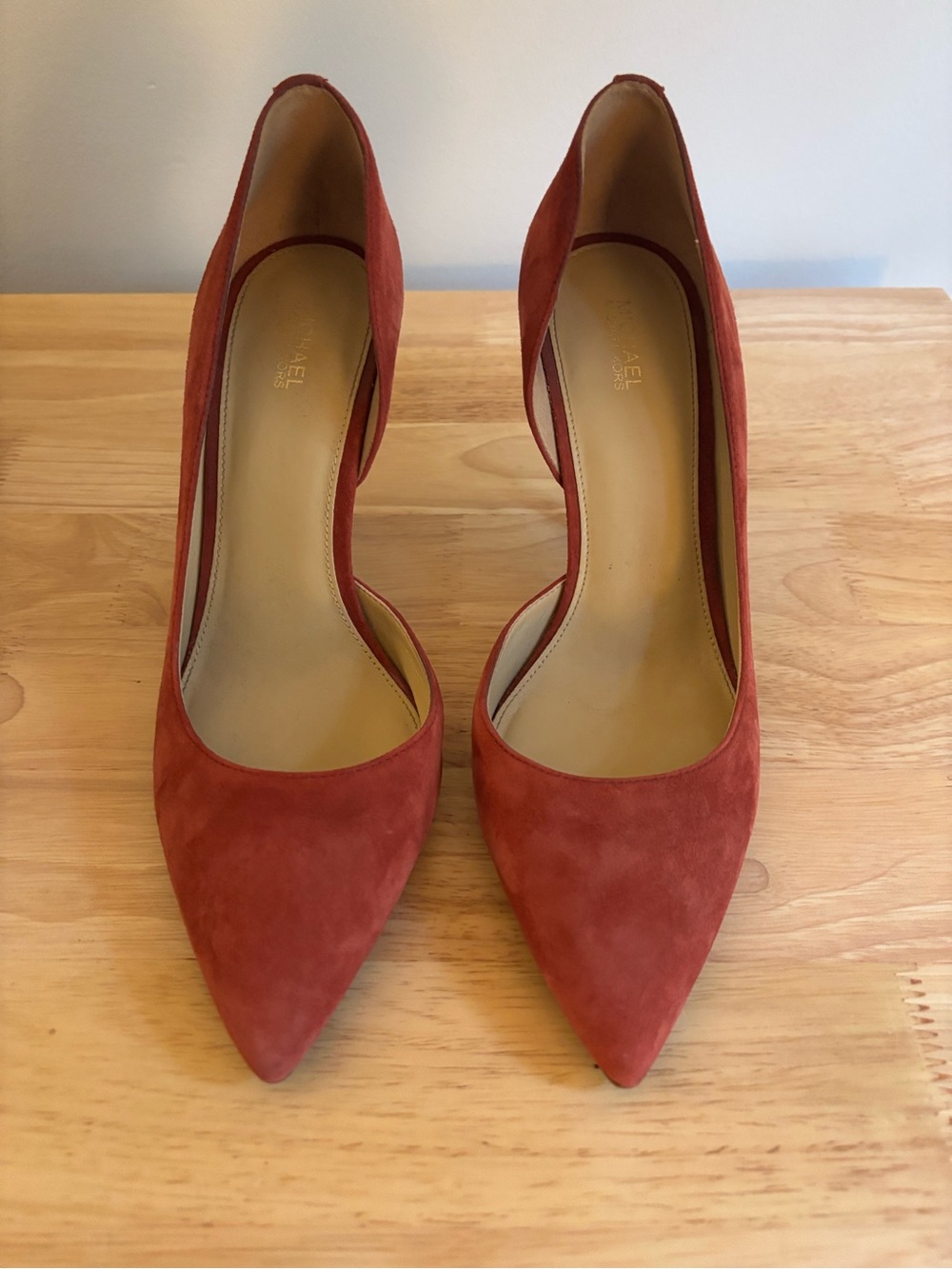 MICHAEL Michael Kors Pointed-Toe Suede Pumps